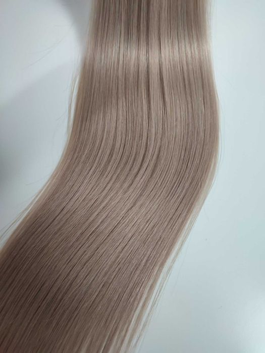 100% естествена, висококачествена коса за удължаване/есктеншъни, 55см