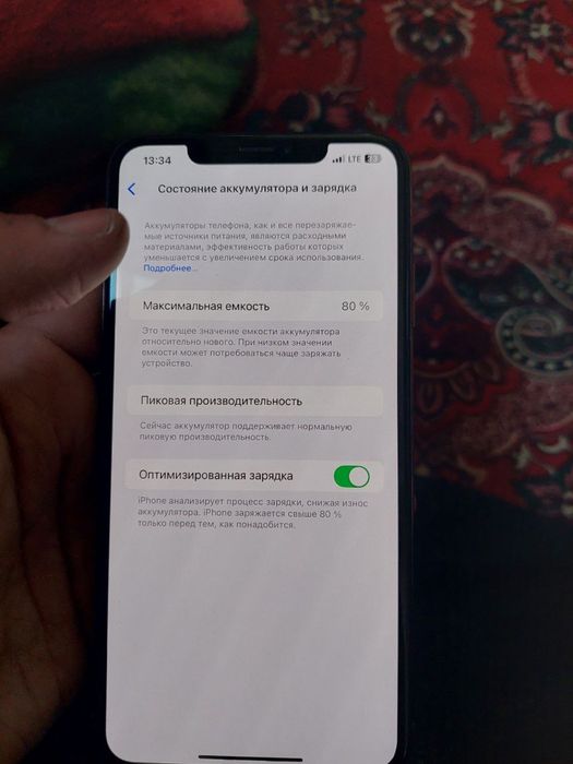 Iphone Xs max 256 xolati zor