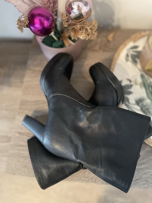 Cizme din piele cu toc 37Lavoratione Artigiana