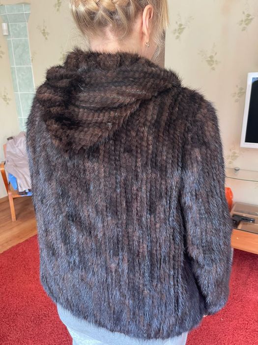 Полушубок шиншилла и лиса