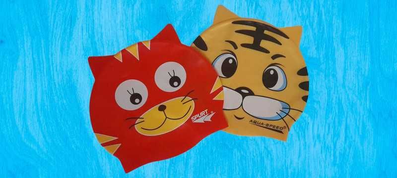 Casca inot pentru copii din silicon Pisica/Tigru