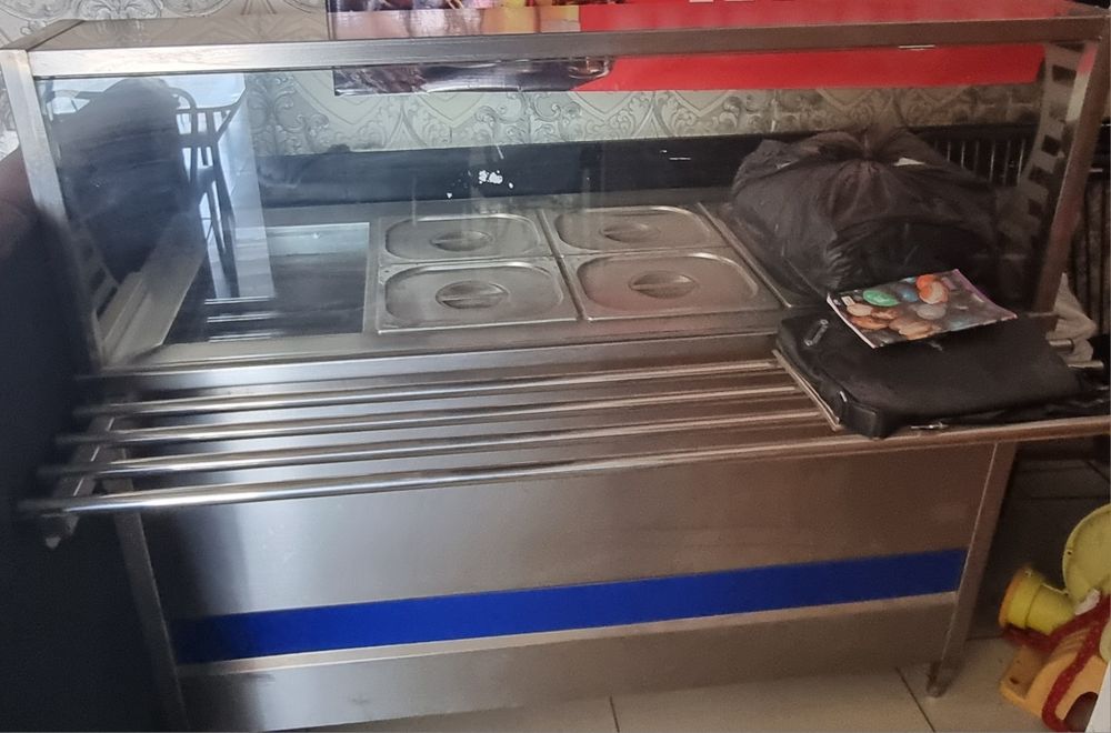 Kafe oshxona uchun tayyor komplkt sotiladi.