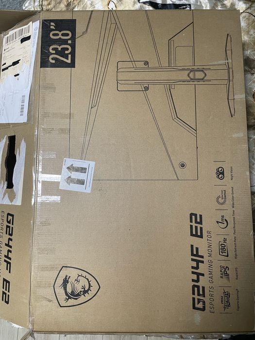 Gaming монитор MSI 180hz 1ms