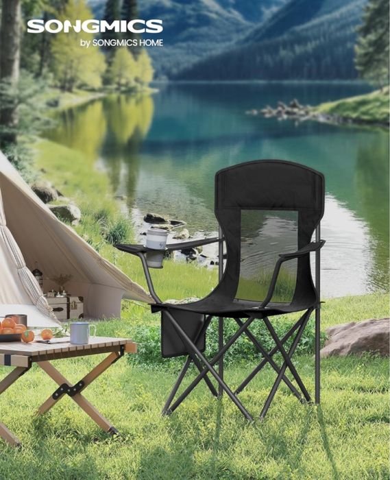 Сгъваем къмпинг стол SONGMICS