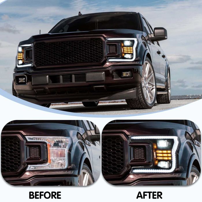 Комплект LED фарове за Ford F150 2018 - 2020