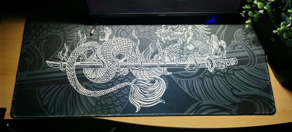 Игровой коврик для пк (большой) 900×400