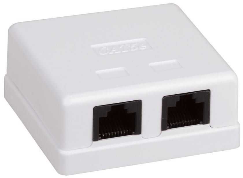 Розетка внешняя RJ-45 (UTP) 5E кат.