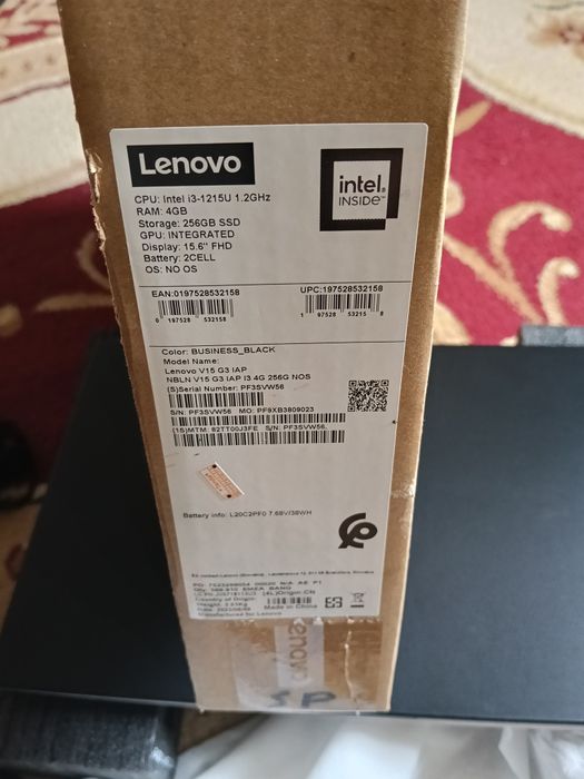Lenovo core i3 1215u 4/256gb