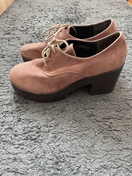 Loafers Corina piele întoarsă