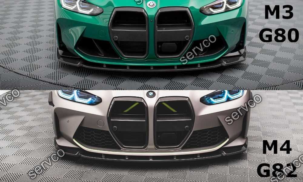 Prelungire bara fata Bmw Seria M4 G82 2021- v5 - Maxton Design Carbon