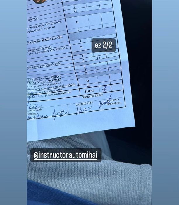 Instructor auto categoria "B"