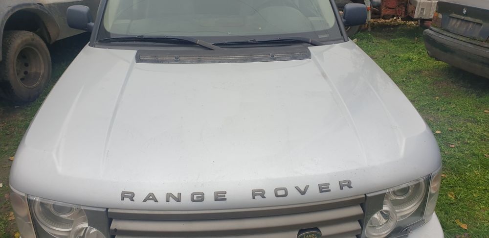 Capota fata motor argintiu Range Rover L322, an 2002 - 2012,dezmembrez