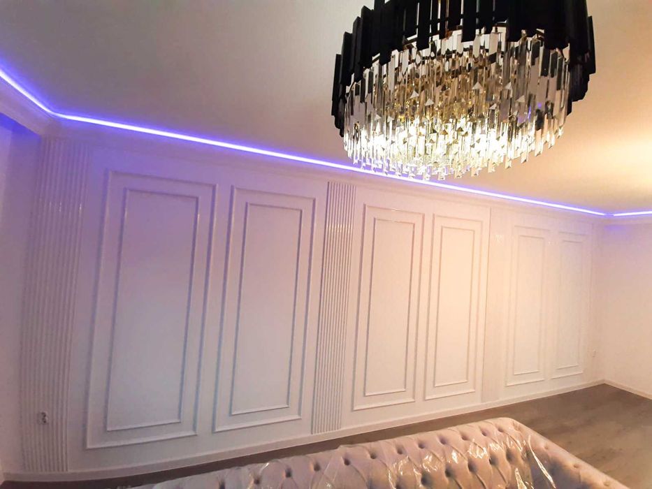 Cornise, plinte, brau, ancadramente, pofile decorative, montaj