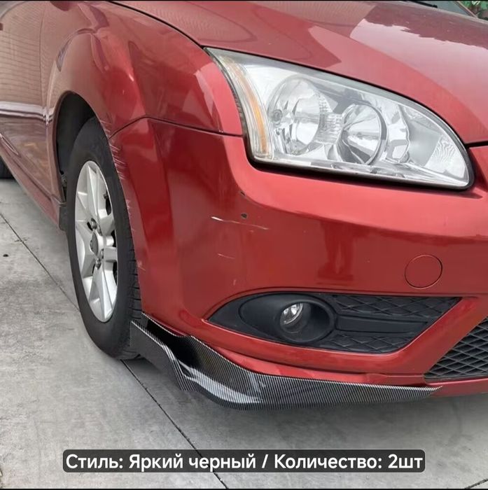 Накладки на углы переднего бампера