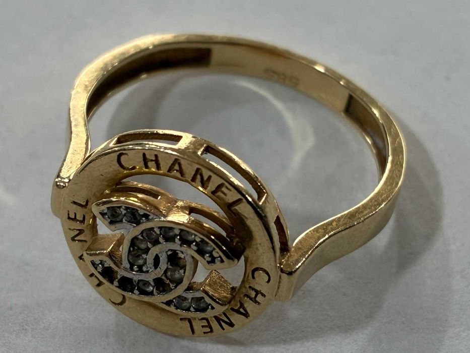 Златен пръстен Chanel 14k злато