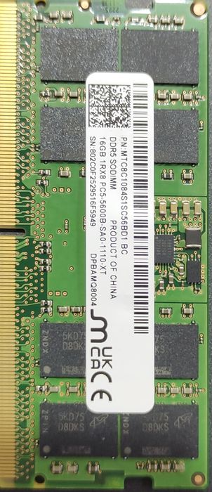 Sodimm Ddr5 16gb/8gb/Operativka noutbuk uchun