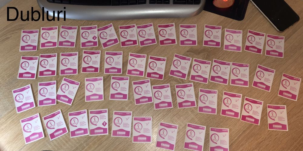 Vand/Schimb dubluri de la World Cup 2022 Quatar Panini