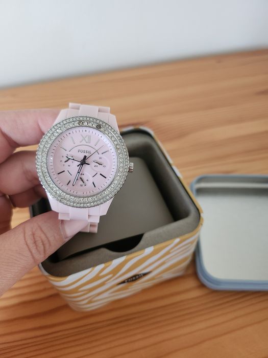 Ceas Fossil Stella roz