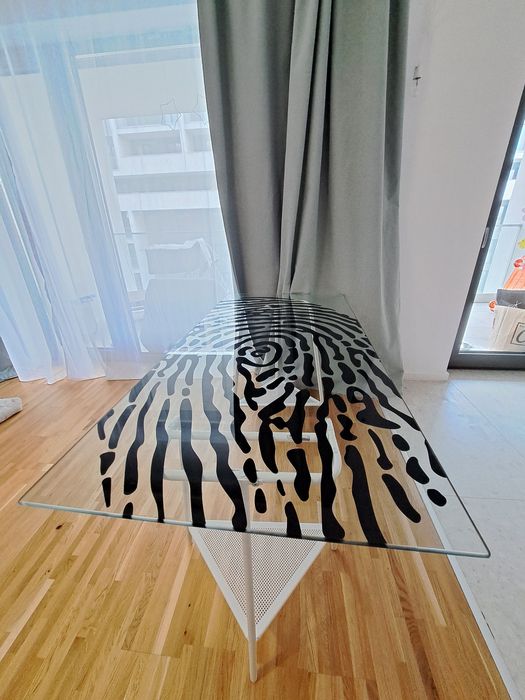 Blat sticla GLASHOLM IKEA(148x73)