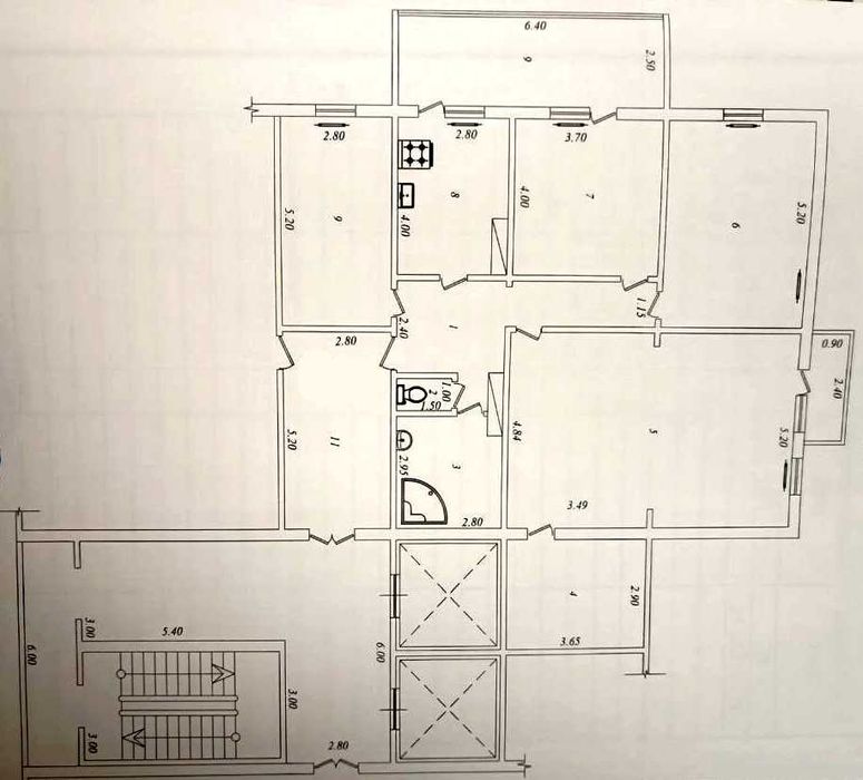 Продаётся банковская квартира напротив Мирабад Авенью