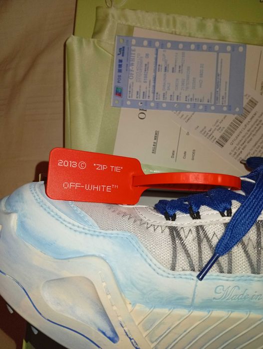 OFF-WHITE ODSY-1000 Blue Overdye pantofi sport Unisex mas. 38 SI 39