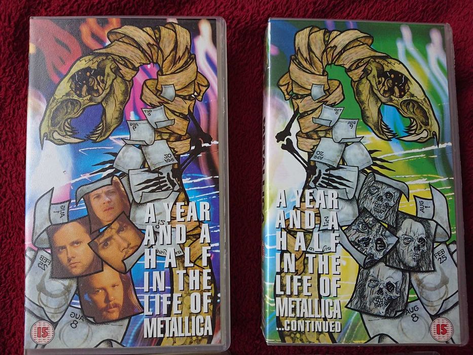 DVD VHS RUSH DJ BOBO Leonard Cohen Metallica Dream Theater Jackson