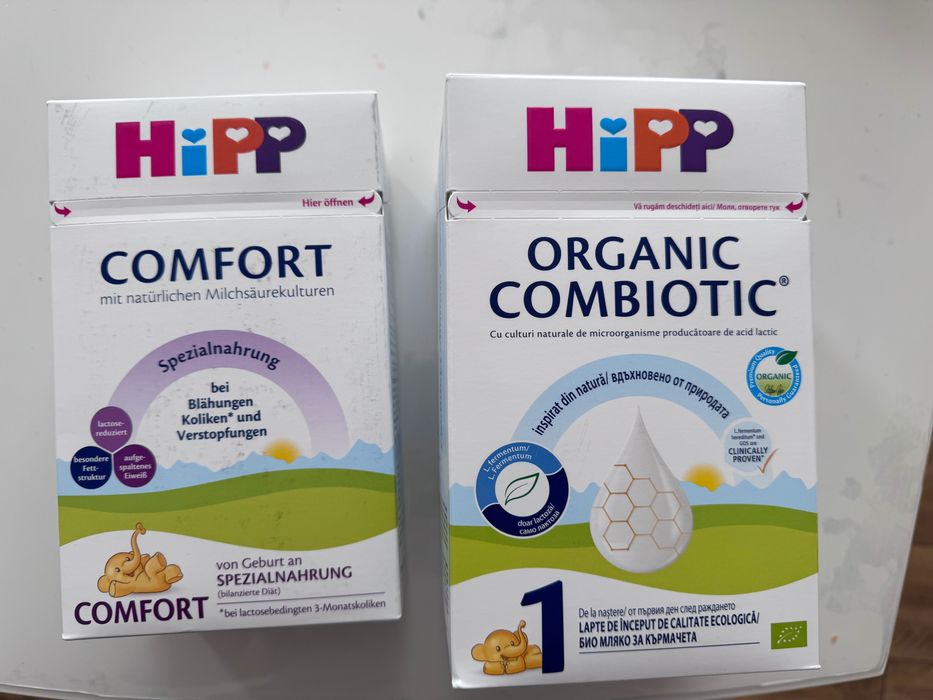 Адаптирани млека, HIPP Organic Combiotic/Comfort