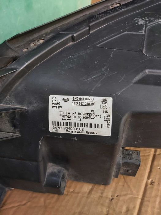 Far dreapta Skoda Octavia 2 an 2009-2013