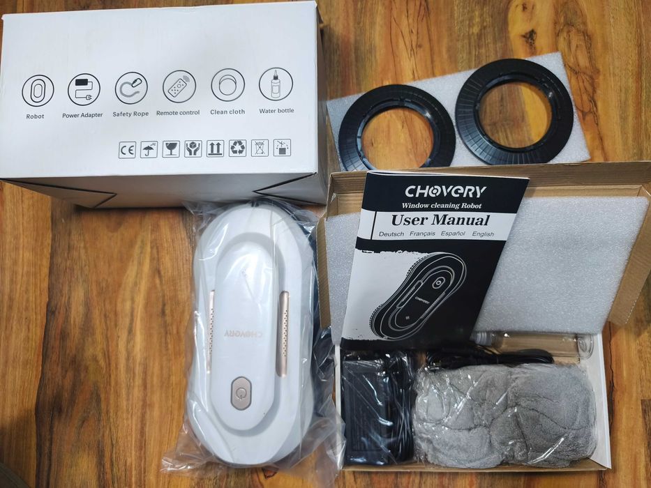Чисто нов запечатан робот за прозорци CHOVERY CL.3 - Двойно пръскане..
