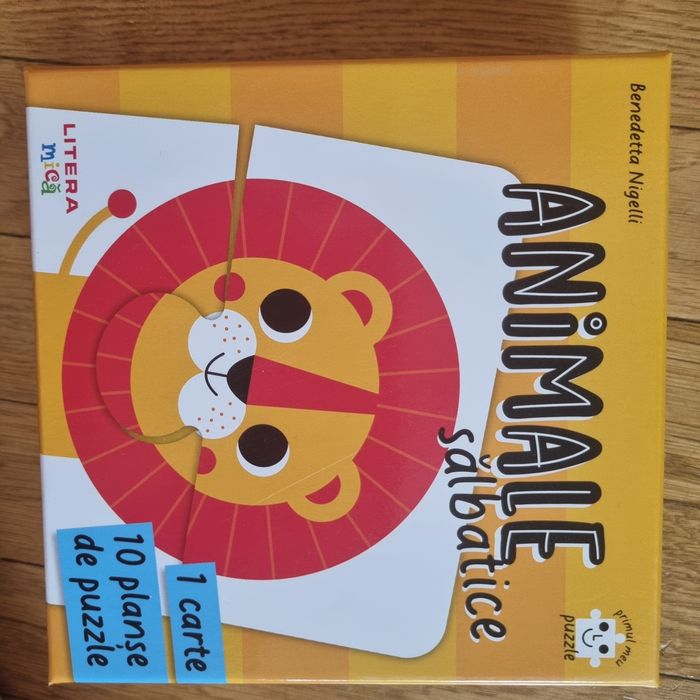 Puzzle animale, 2 ani