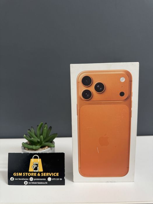 Iphone 17 Pro Max 512Gb Cosmic Orange Nou Sigilat 2 Ani Garantie Gsm Store&Service