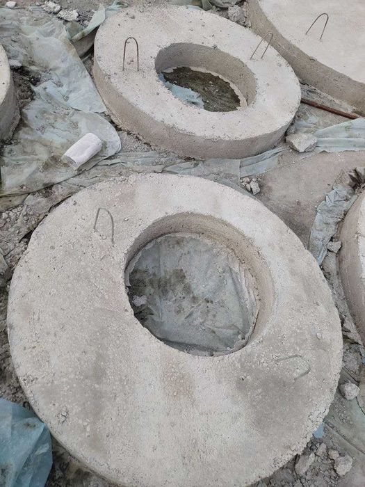 Кольца, Колодец бетонный, Плиты Перекрытия в наличии!