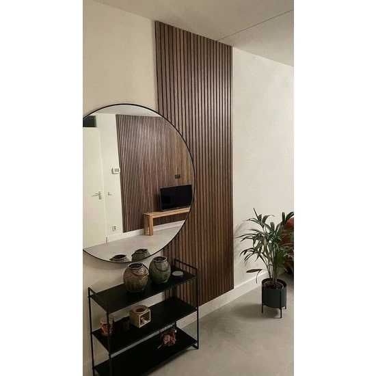 Декоративен стенен панел - MDF – Дъб барок – 60 x 280 см