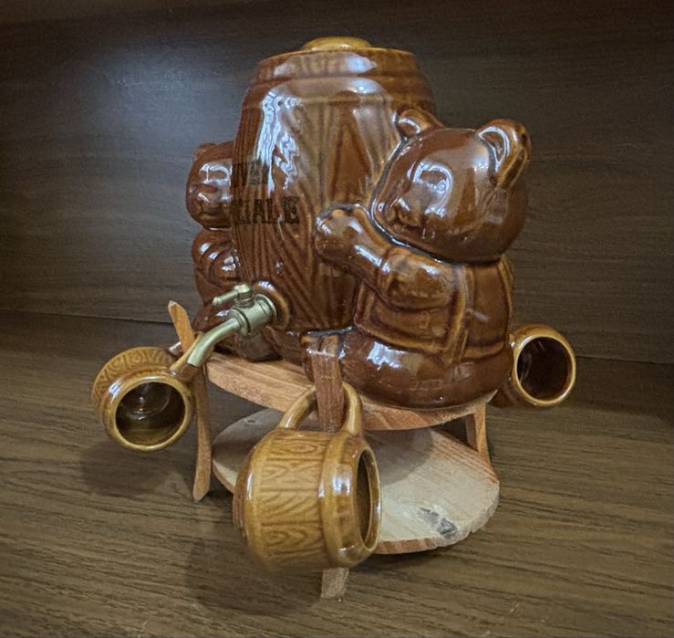 Графины со стопками, керамика, советских времен