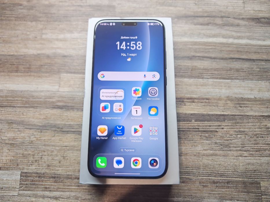 Нов Honor Magic 8 Pro 12 GB RAM 512 GB ROM 24м гаранция