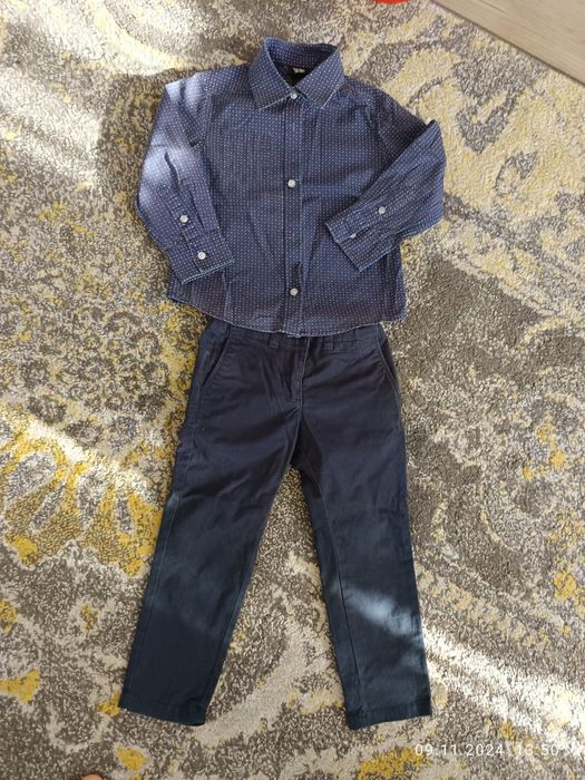 Cămașă h&m și pantaloni tex mărime 98