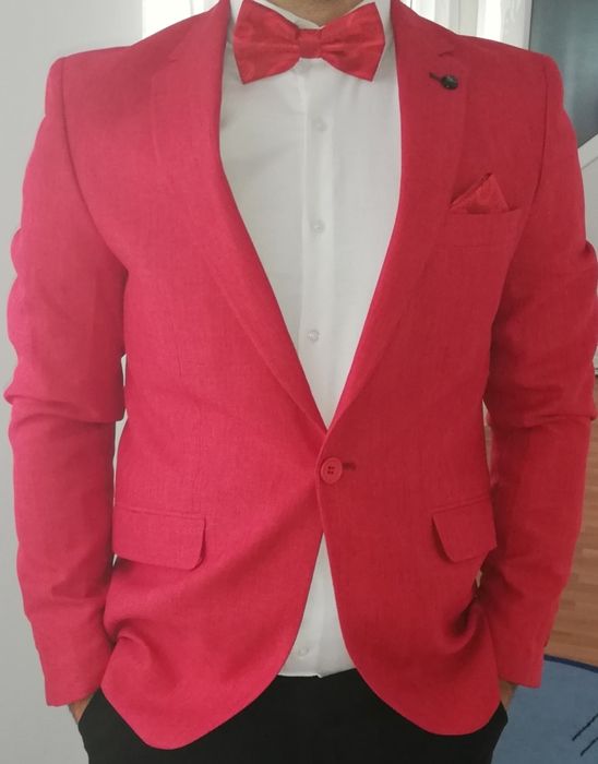 Sacou rosu pt bărbați