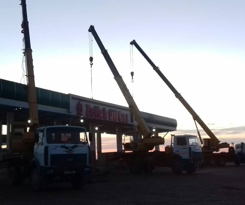 Услуги автокран хизмати 14тн25тн50тн 24/7 соат узок муддатга