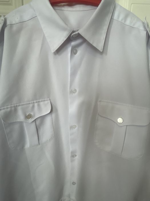Рубашка военная белая