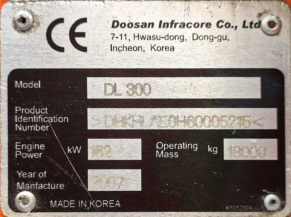 VOLA/ Încărcător Frontal DOOSAN DL 300 - Doar 8.800 Ore Reale
