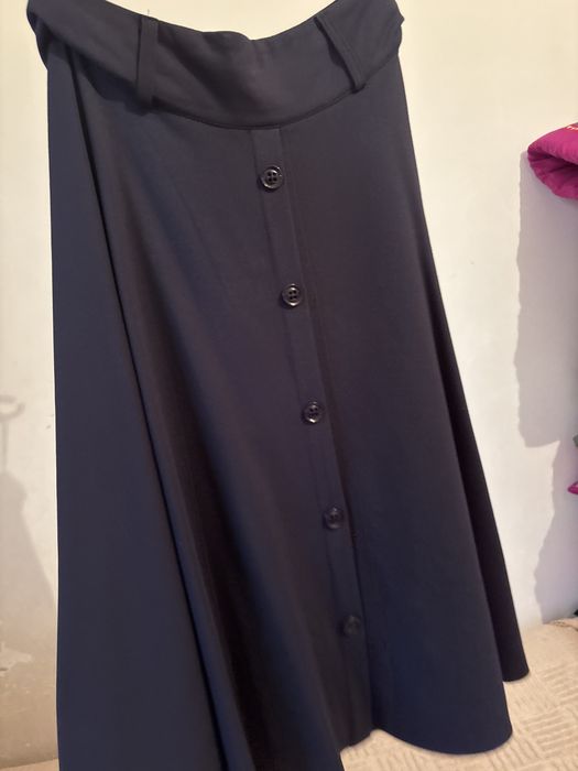 Юбка темно синяя,новая