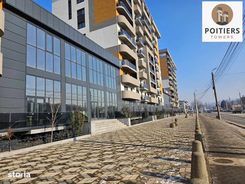 Spațiu comercial de închiriat în Poitiers Towers – 825 mp utili!