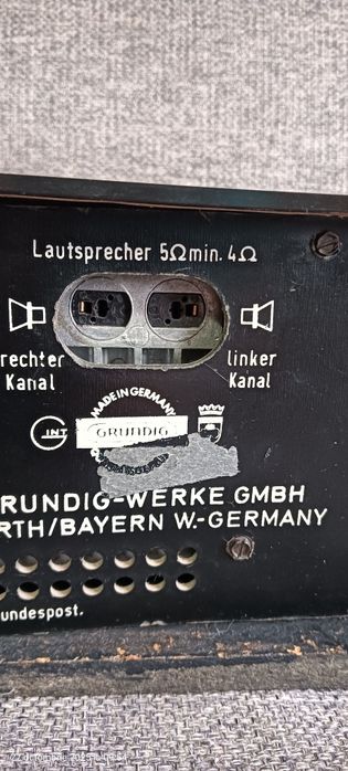 Amplituner Grundig RTV 380/Boxe Grundig Box 8
