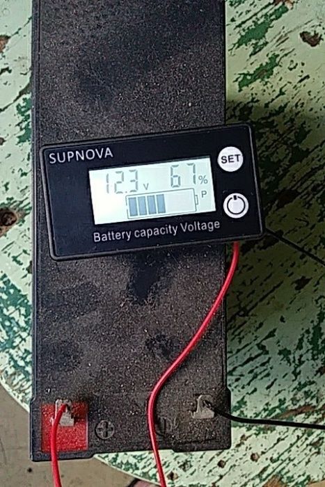 Индикатор емкости аккумулятора 12v, 24v, 48v, 72v
