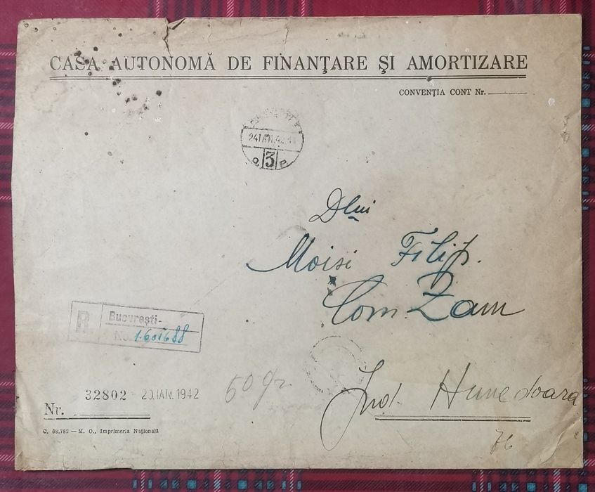 Bon pentru înzestrarea armatei din 1942