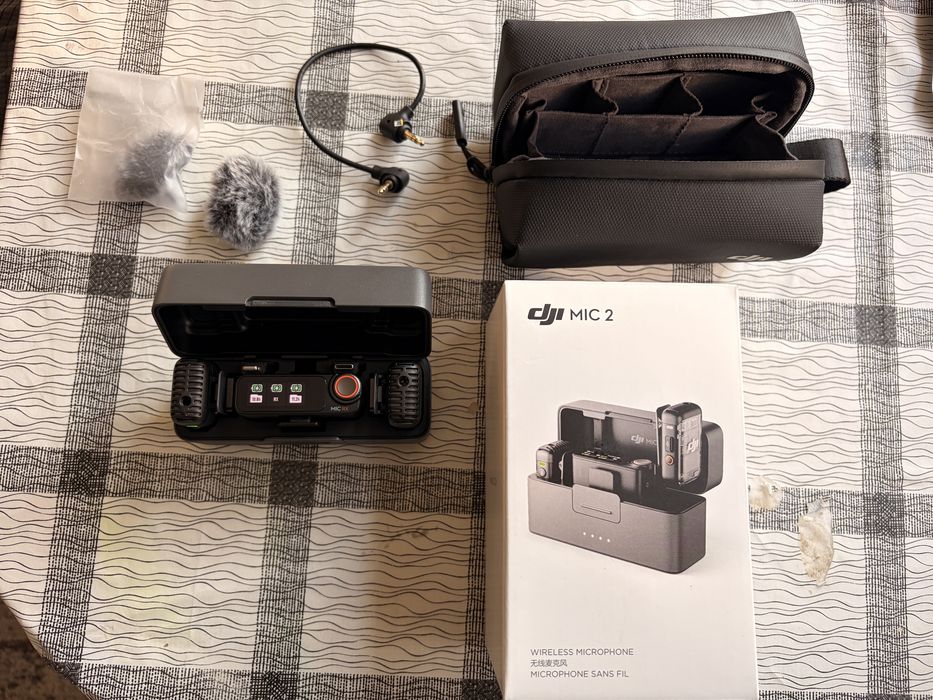DJI MIC 2 Професионален безжичен микрофон 2 души bluetooth iOS type C