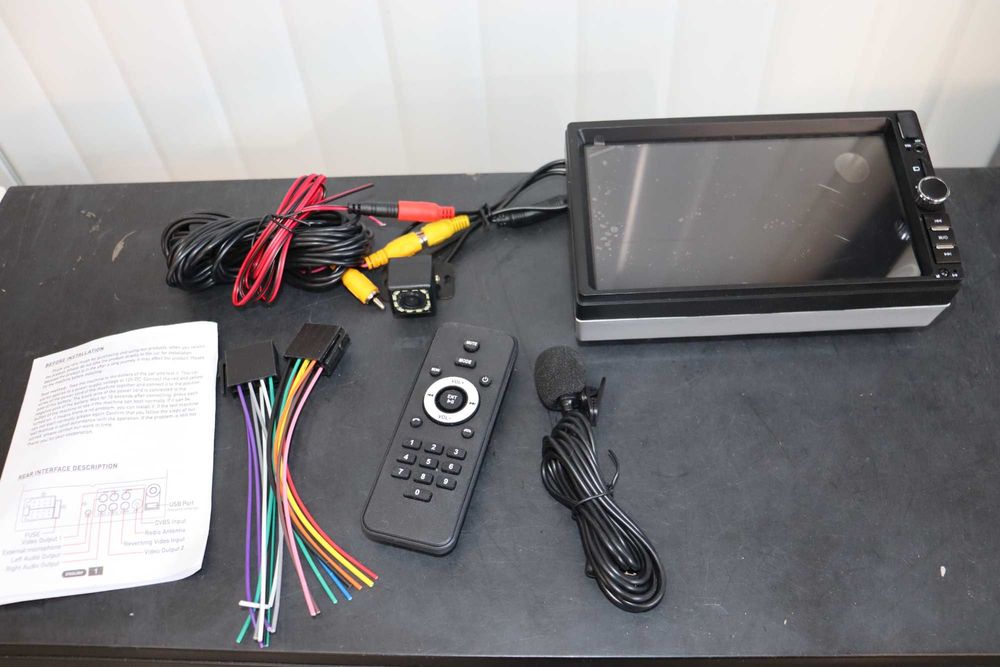 Универсална мултимедия за кола 2DIN,Android,GPS,камера,навигация,Mic