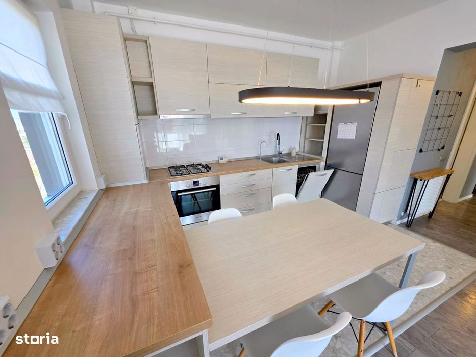2 camere, bloc nou, mobilat modern, in Buna Ziua, pe strada Trifoiului