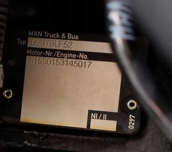 Motor complet camion MAN D2676 LF52 EURO 6 - Piese de motor camion MAN