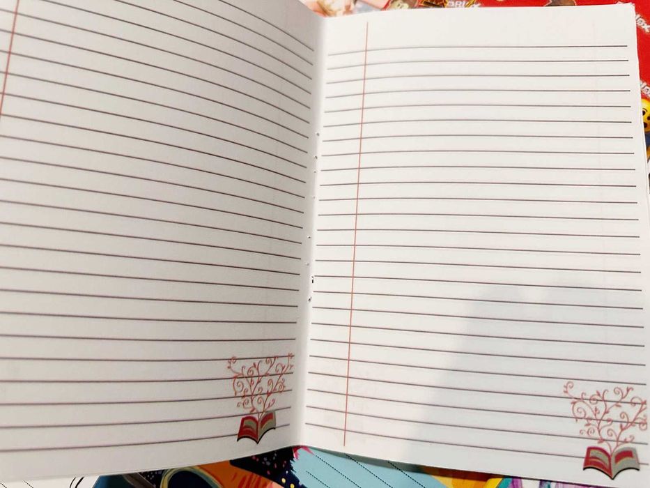 Красиви тетрадки - широки редове, А5